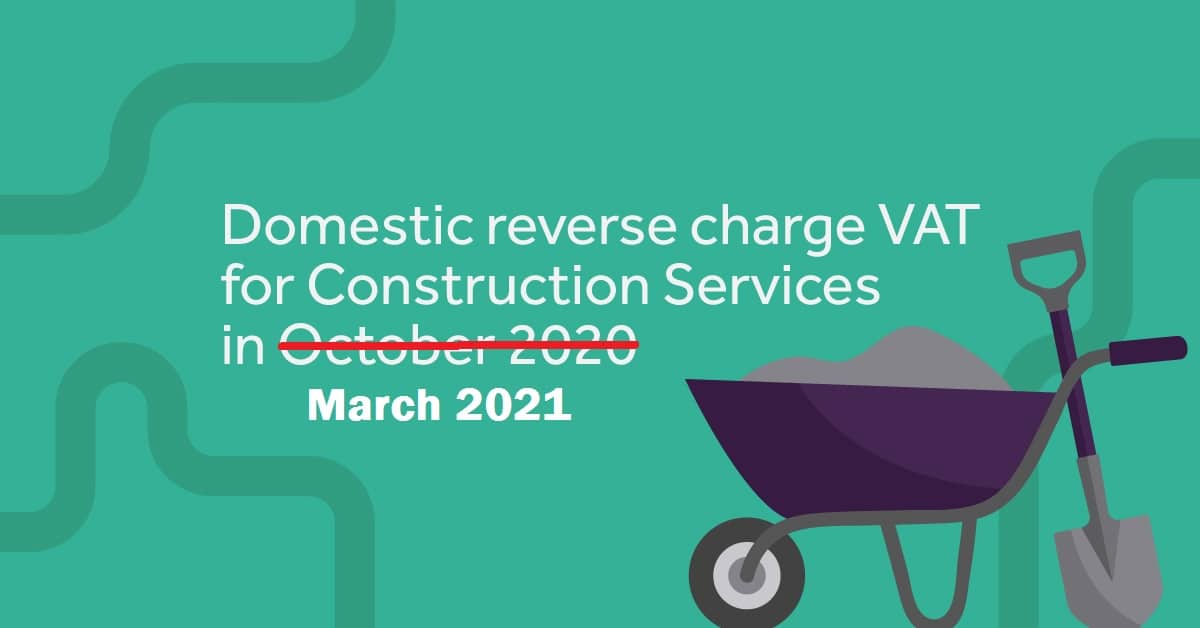 VAT reverse charge on construction services.