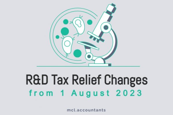 R&D Tax Relief Changes from 1 August 2023