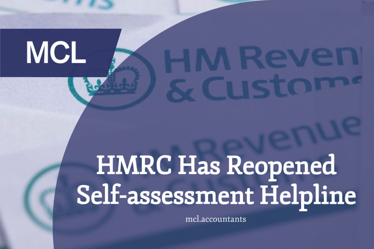 HMRC Has Reopened Self-assessment Helpline