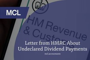 Letter from HMRC About Undeclared Dividend Payments